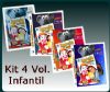 Kit Xaropinho -  Igreja Infantil Vol 1. 2. 3. e 4.