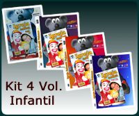 Kit Xaropinho -  Igreja Infantil Vol 1. 2. 3. e 4.