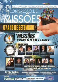 5 Congresso de Misses - Misses: O nico Alvo so as Almas