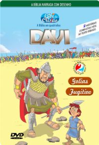 DVD Gibi do Cristo - Davi - Fugitivo e Golias