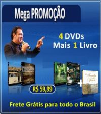 KIT Com 4 dvds + mais um livro - Pr Marco Feliciano