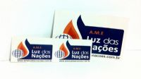 Adesivo com a Logo da A.M.E - A.M.E Luz das Naes